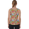 Pop Culture Abstract Pattern Velvet Tank Top View2