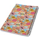 Pop Culture Abstract Pattern 5.5  x 8.5  Notebook View2