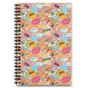 Pop Culture Abstract Pattern 5.5  x 8.5  Notebook View3