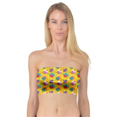 Heart Diamond Pattern Bandeau Top by designsbymallika