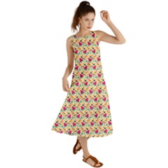 Summer Watermelon Pattern Summer Maxi Dress