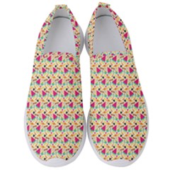 Summer Watermelon Pattern Men s Slip On Sneakers by designsbymallika