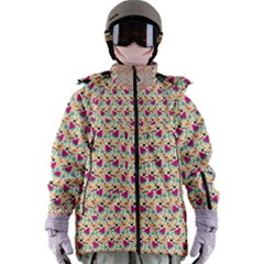 Summer Watermelon Pattern Women s Zip Ski And Snowboard Waterproof Breathable Jacket by designsbymallika