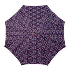 Trippy Cool Pattern Golf Umbrellas by designsbymallika