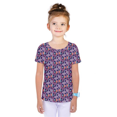 Trippy Cool Pattern Kids  One Piece T-shirt by designsbymallika