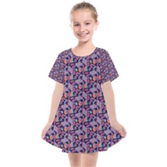 Trippy Cool Pattern Kids  Smock Dress by designsbymallika