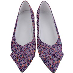 Trippy Cool Pattern Women s Bow Heels by designsbymallika