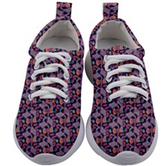 Trippy Cool Pattern Kids Athletic Shoes by designsbymallika