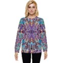 Amethyst on turquoise Hidden Pocket Sweatshirt View1