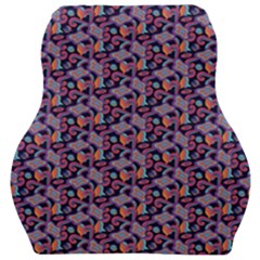 Trippy Cool Pattern Car Seat Velour Cushion  by designsbymallika