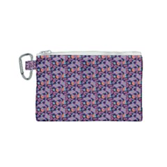 Trippy Cool Pattern Canvas Cosmetic Bag (small) by designsbymallika