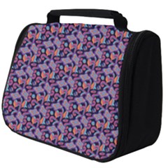 Trippy Cool Pattern Full Print Travel Pouch (big) by designsbymallika