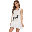 Hello panda  Tiered Sleeveless Mini Dress View3