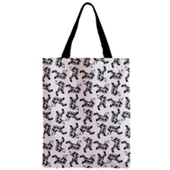 Erotic Pants Motif Black And White Graphic Pattern Black Backgrond Zipper Classic Tote Bag by dflcprintsclothing