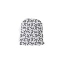 Erotic Pants Motif Black And White Graphic Pattern Black Backgrond Drawstring Pouch (XS) View2