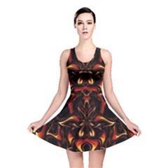 Year Of The Dragon Reversible Skater Dress by MRNStudios