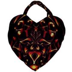 Year Of The Dragon Giant Heart Shaped Tote by MRNStudios