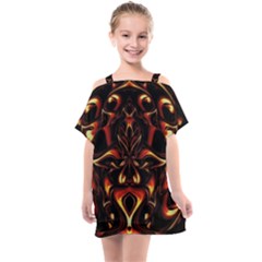 Year Of The Dragon Kids  One Piece Chiffon Dress by MRNStudios