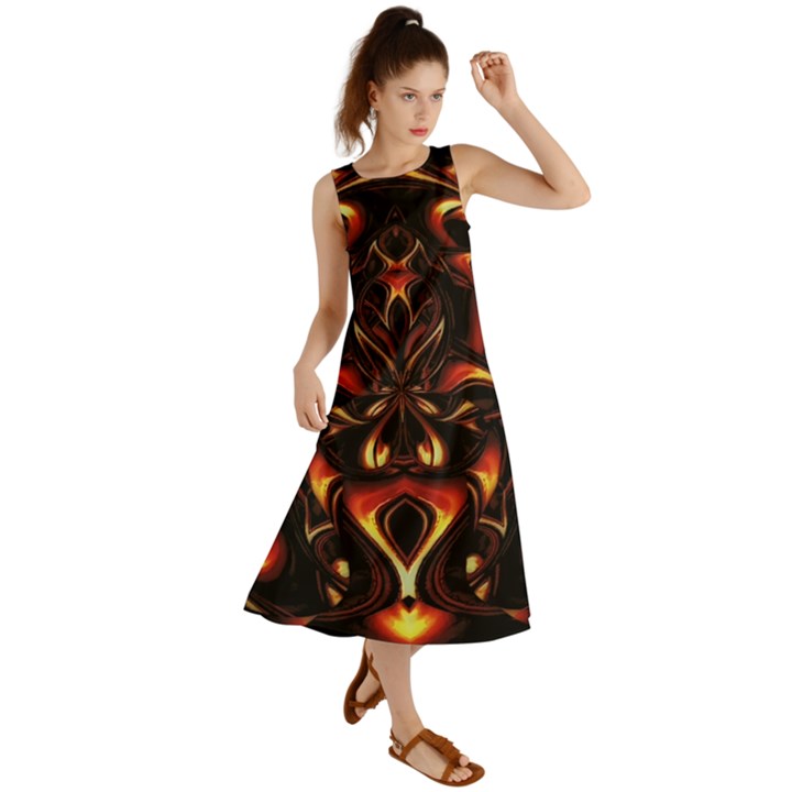 Year Of The Dragon Summer Maxi Dress