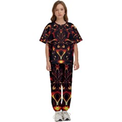 Year Of The Dragon Kids  T-shirt And Pants Sports Set