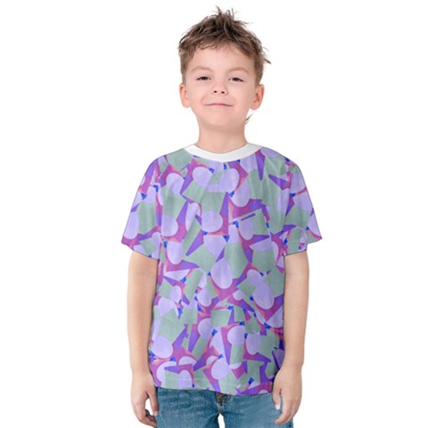 Kaleidoscope Dreams Kids  Cotton T-shirt by dflcprintsclothing