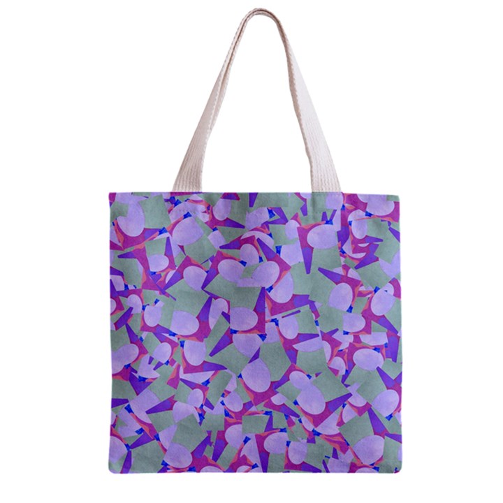 Kaleidoscope Dreams Zipper Grocery Tote Bag