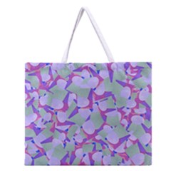 Kaleidoscope Dreams Zipper Large Tote Bag by dflcprintsclothing