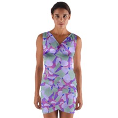 Kaleidoscope Dreams Wrap Front Bodycon Dress