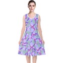 Kaleidoscope Dreams V-Neck Midi Sleeveless Dress  View1