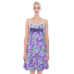 Kaleidoscope Dreams Spaghetti Strap Velvet Dress by dflcprintsclothing