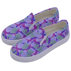 Kaleidoscope Dreams Kids  Canvas Slip Ons by dflcprintsclothing