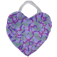 Kaleidoscope Dreams Giant Heart Shaped Tote by dflcprintsclothing