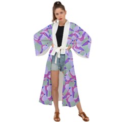 Kaleidoscope Dreams Maxi Kimono by dflcprintsclothing