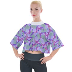 Kaleidoscope Dreams Mock Neck T-shirt by dflcprintsclothing