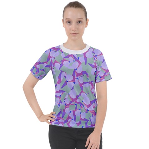 Kaleidoscope Dreams Women s Sport Raglan T-shirt by dflcprintsclothing