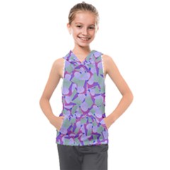 Kaleidoscope Dreams Kids  Sleeveless Hoodie by dflcprintsclothing