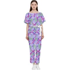 Kaleidoscope Dreams Batwing Lightweight Chiffon Jumpsuit by dflcprintsclothing