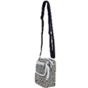 Sketchy abstract artistic print design Shoulder Strap Belt Bag View2