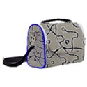 Sketchy abstract artistic print design Satchel Shoulder Bag View2