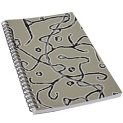 Sketchy Abstract Artistic Print Design 5 5  X 8 5  Notebook by dflcprintsclothing