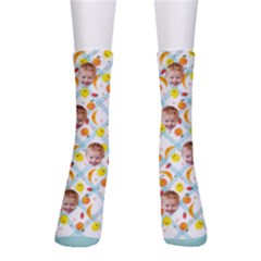 Personalized Fruit Photo Sock - Crew Socks