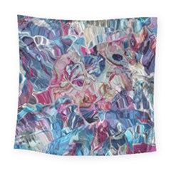 Three Layers Blend Module 1-5 Liquify Square Tapestry (large) by kaleidomarblingart