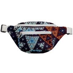 Fractal Triangle Geometric Abstract Pattern Fanny Pack by Cemarart