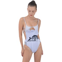 20240506 111024 0000 Tie Strap One Piece Swimsuit