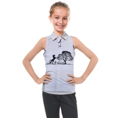 20240506 111024 0000 Kids  Sleeveless Polo T-shirt