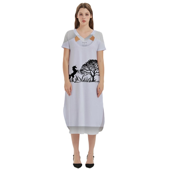 20240506 111024 0000 T-Shirt Midi Dress With Pockets