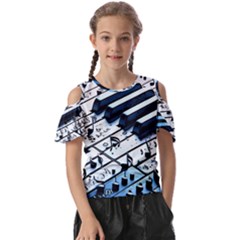 B6313536-100c-4899-8d14-ee9bb1cc53bc Kids  Butterfly Cutout T-shirt by RiverRootsReggae