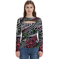 Ec87f308-2609-429d-a22f-62cafc87c34a Women s Cut Out Long Sleeve T-shirt by RiverRootsReggae