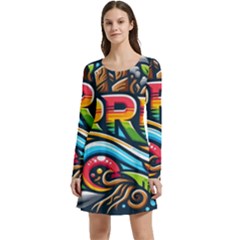 Aae24150-0412-4269-b61e-3879f8d676ed Long Sleeve Velour Skater Dress by RiverRootsReggae