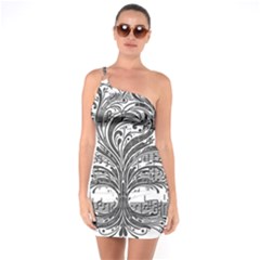 Acdc2086-9c8c-467c-aa42-5020abd8604b One Shoulder Ring Trim Bodycon Dress by RiverRootsReggae